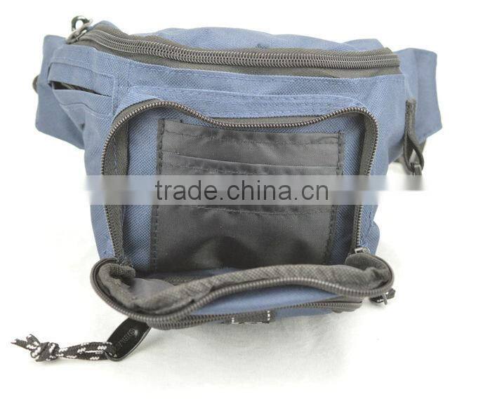 Men's 3 zipper pockets waist bag