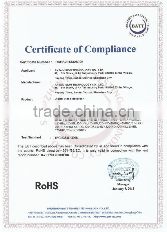 Hot sell!!! h.264 4ch ip camera nvr