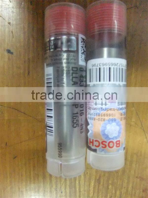 diesel fuel common rail nozzel DLLA145P1655, Injector Nozzle DLLA145P1655 for 0445120086