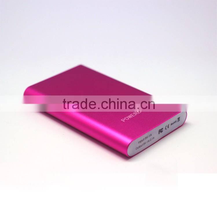 high level 8000mah portable mobile power bank