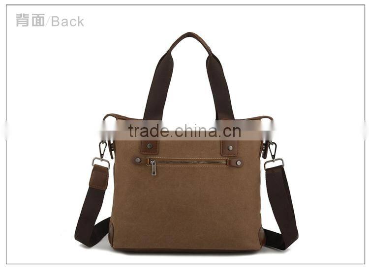 factory direct sale canvas shoulder bag heavy duty cotton canvas bags
