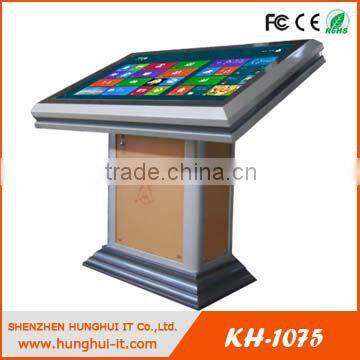 Lobby Electronic Display Stand LCD Advertising Totem Kiosk