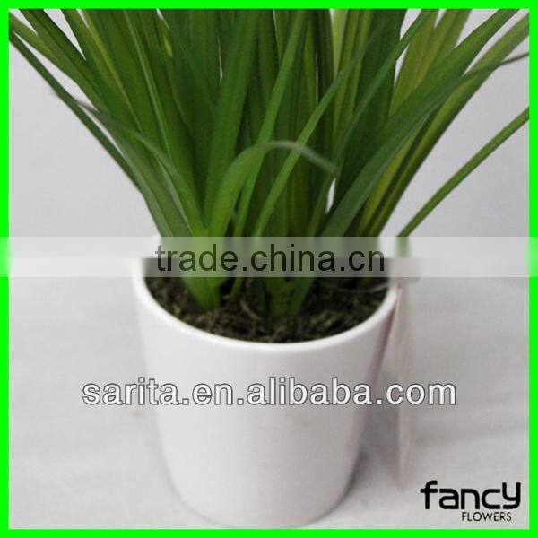 indoor bonsai plastic plant with hydrangea