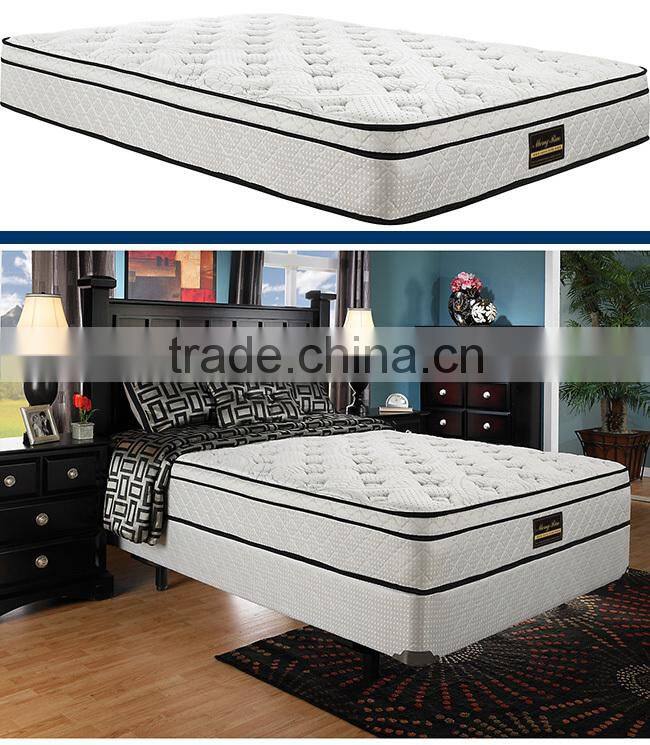 high end hotel use euro top pocket spring motel mattress