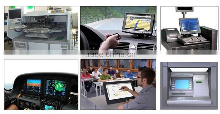 HDMI VGA input 10.1 inch tft lcd display resolution 1366X768 full hd touchscreen monitor