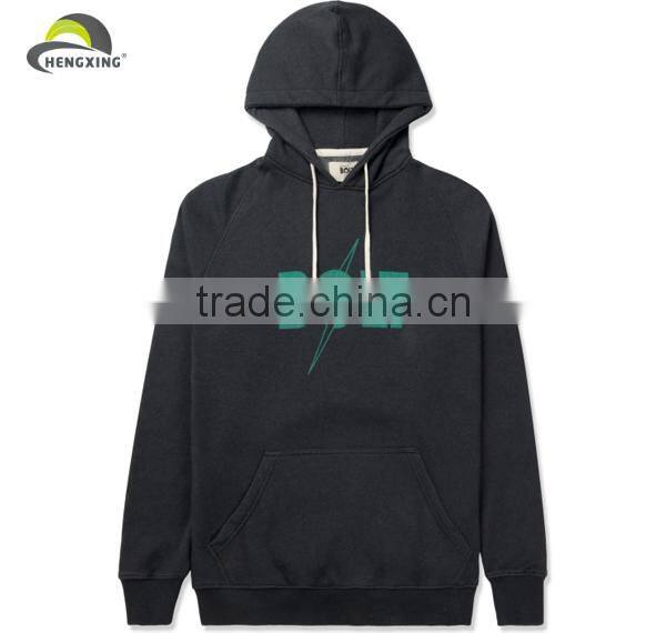 Custom high quality men plain hoodies