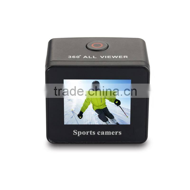 New CUBE360 Mini Sports Action Camera 360 Degree Panoramic View wifi extreme sports action video camera