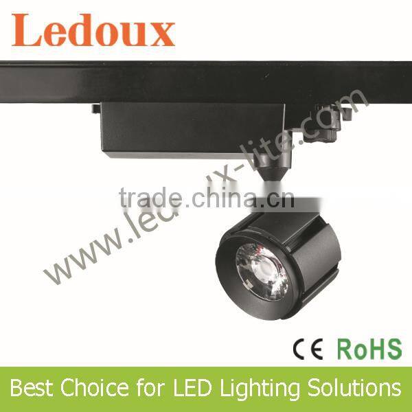 9W 15degree beam angle adjustable led track light 360degree rotateble 180 degree adjustable