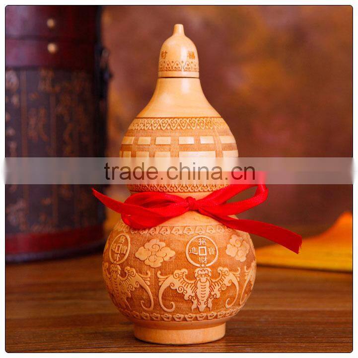 Different size of peach wooden Feng shui Wu Lou-Gourds