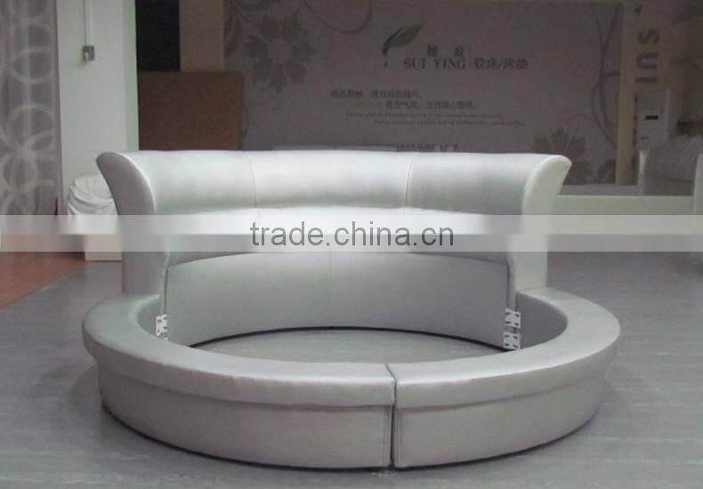 2015 Leather Round Bed SY10067