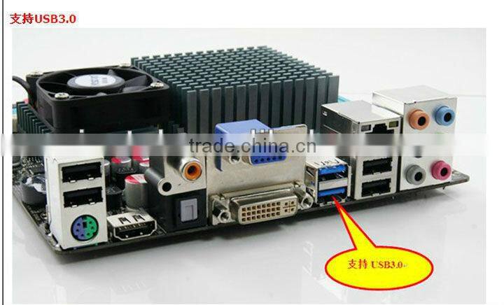 E350MU APU E350 dual-core 17 * 17 ITX motherboard mini chassis mainframe computer dedicated board
