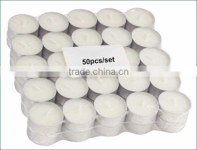 14g white candle without scent, 100pcs a set aluminum cup tealight candles