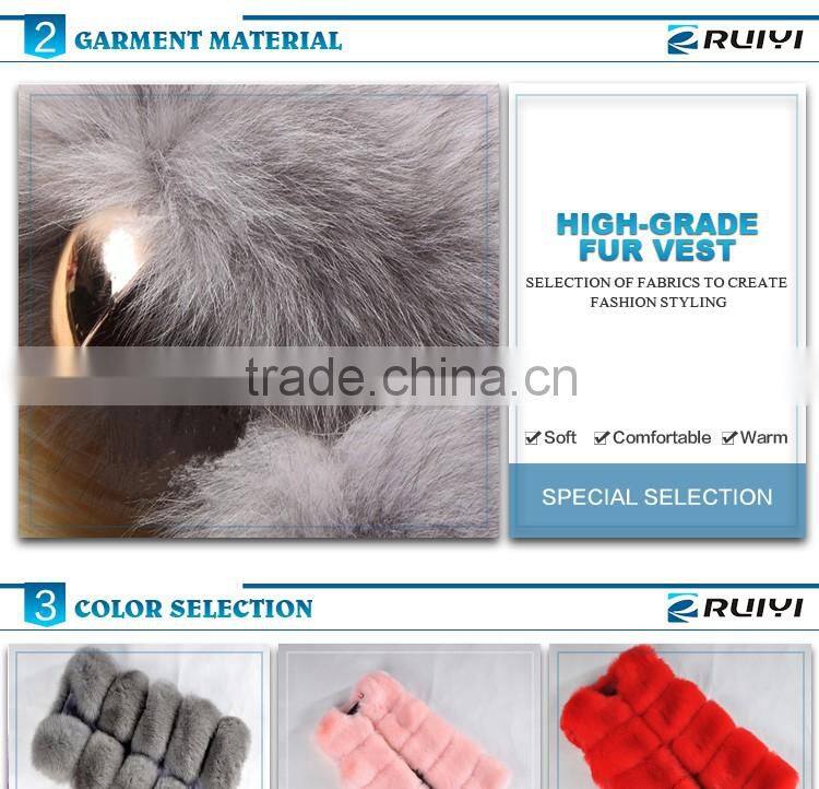 women fake fur vest jacket black