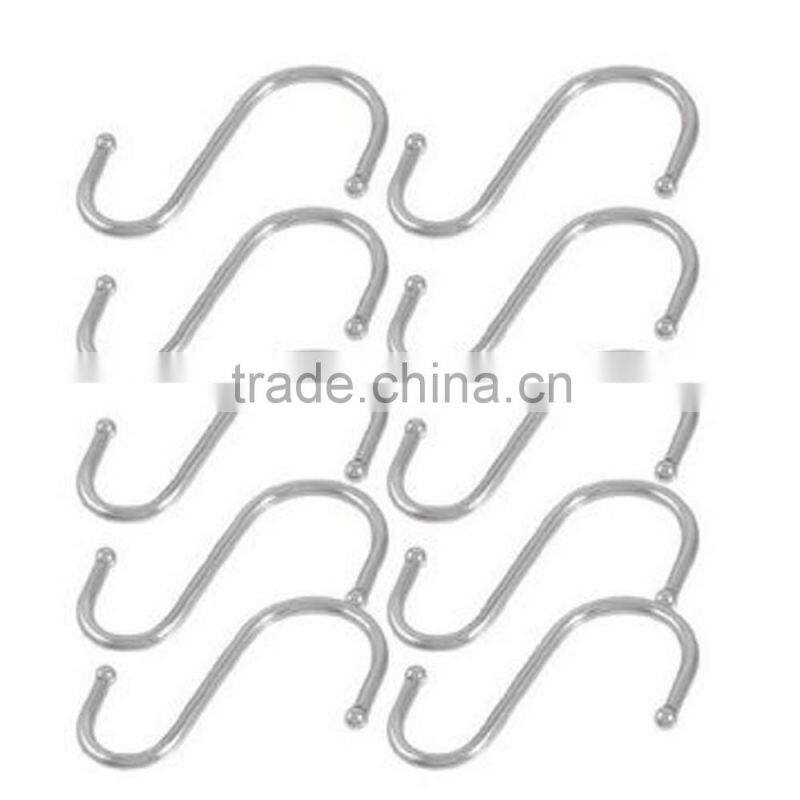 Retail Factory price Metal S Shaped Kitchen Spoon Pan Pot Hanging Hooks Hangers