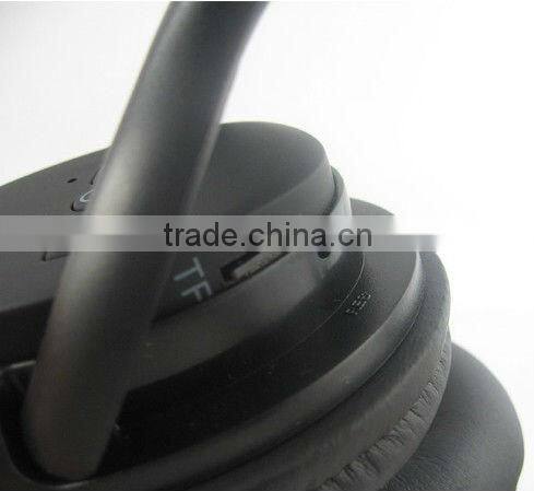 2013 new product hot selling wireless stereo bluetooth SD MP3 headphones +FM from shenzhen factory