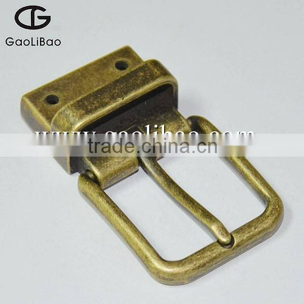 28mm Zinc alloy pin reversible buckles hot selling pin buckle for belt ZK-280002
