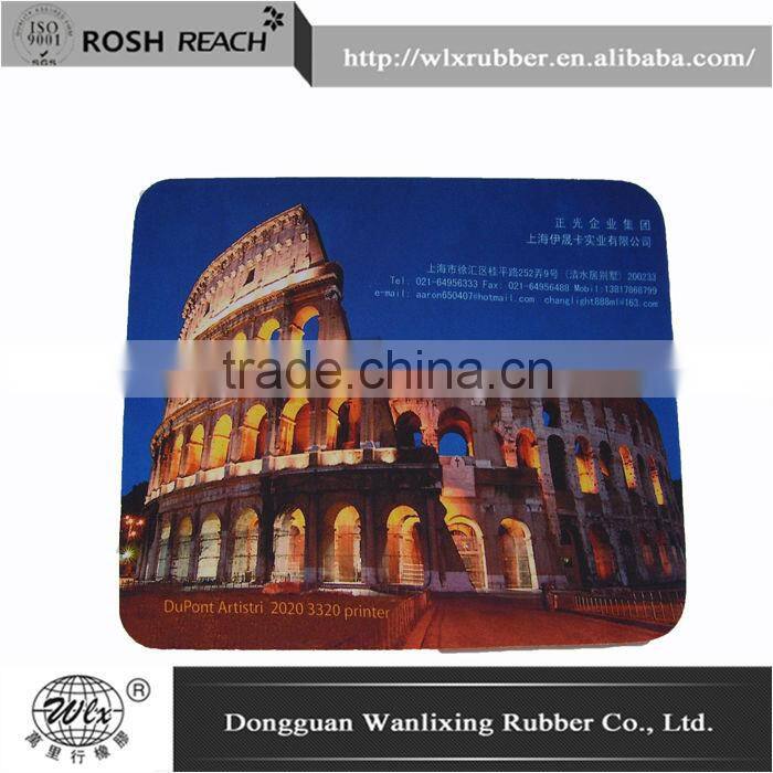 new style black edge sewing rubber gaming mouse pad