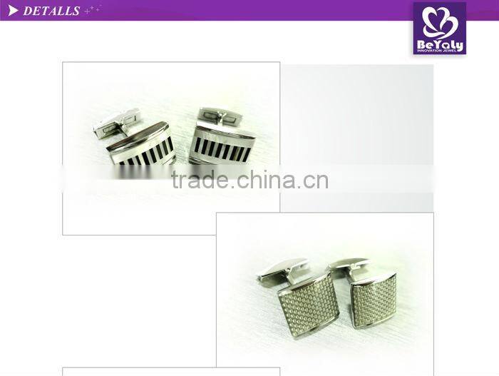 2015 new design wholesale brass cufflink blanks