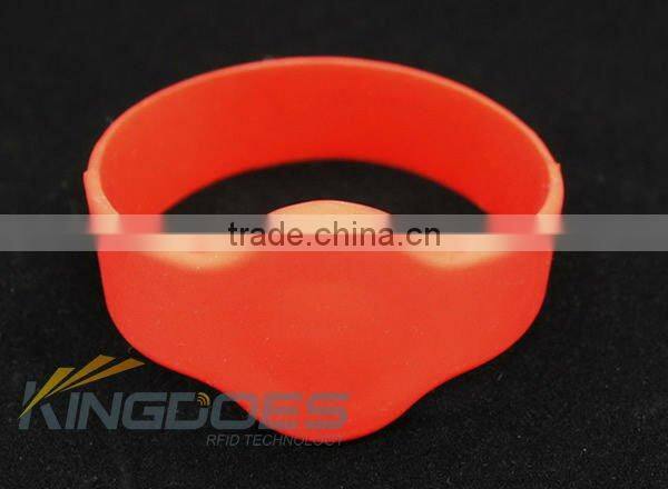 Full Color RFID Silicone Wristbands 125KHz