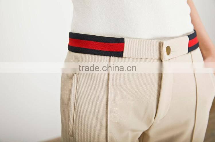 Lady and Woman Vogue Casual Business Thin Pants and Trousers