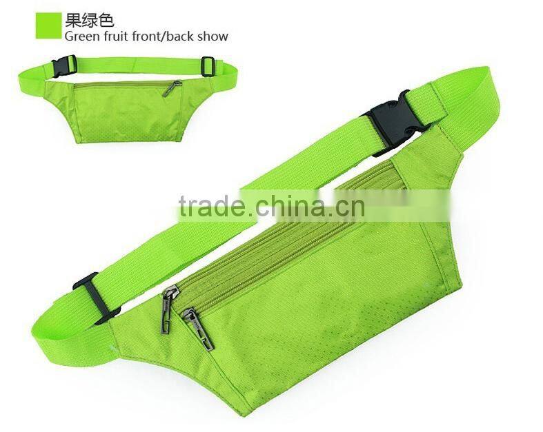 2015 Unisex Waist Belt Bag Travel Sports Pack Hiking Running Belt Pack;fany pack running waist bags flashing sport running belt
