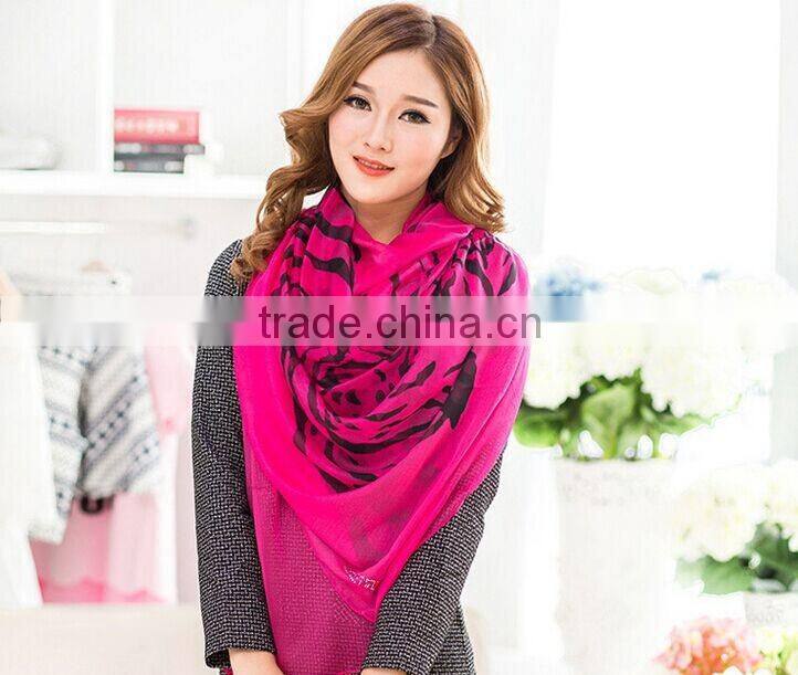 2016 Women Lady Fashion Chiffon Shawl Wraps Scarf Scarves