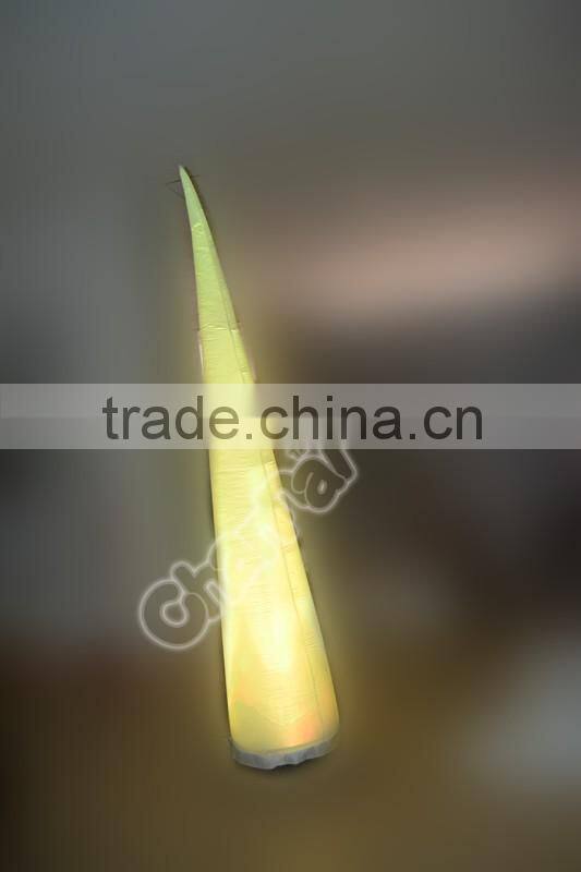 Remote Control Color Led Lighting Inflatable Lighting Cone Decoration/Inflatable Indoor Loghting