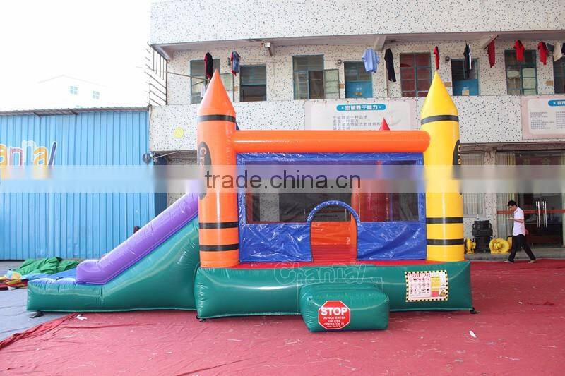 crayon bouncer inflatable commercial inflatable jumping bouncer castle for sale