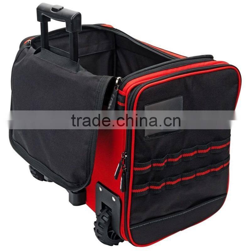 18-Inch Rolling Tool Bag and Tool Carrier water-resistant 600 denier polyester