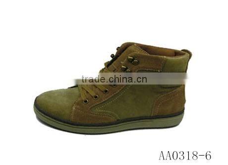 new model factory mens beige nubuck leather boots