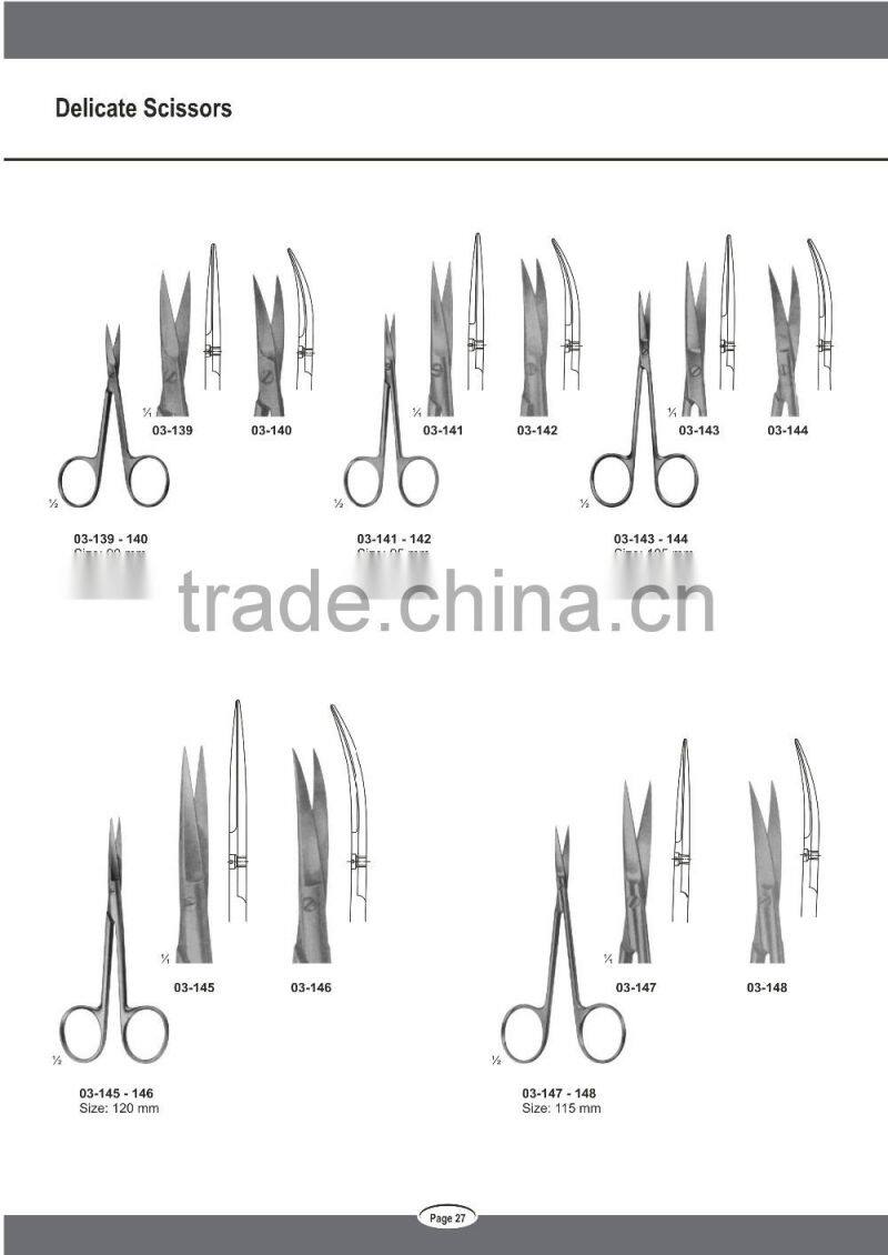Surgical Delicate STEVENS METZENBAUM RAGNELL Scissors Medical Instruments