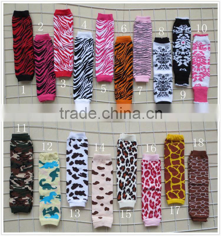 100% COTTON Baby Leg Warmer Chevron Zig Zag Leg Warmers with Ruffles