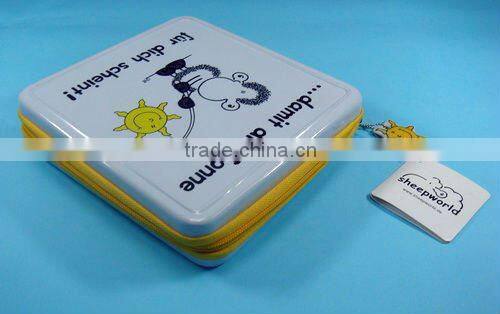 Square Tin Box with Zipper