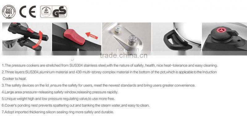 6L cookware cooker pressure cooker