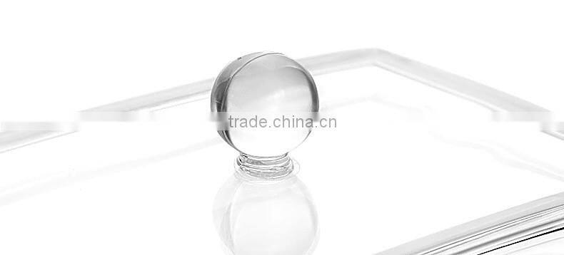 C56 Clear Acrylic Makeup Cotton Swab Box Cosmetic Organiser Display Storage