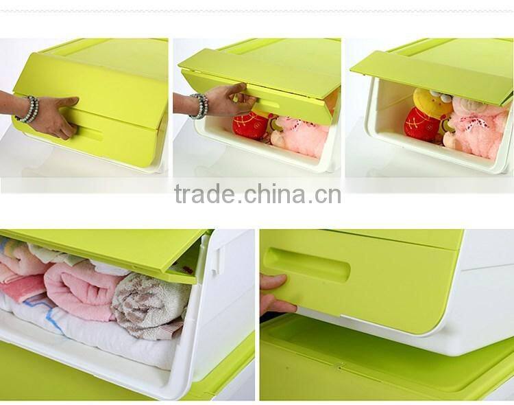 Multipurpose superposable colorful storage box