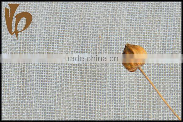 2015 new design linen polyester fabric for home textile curtain
