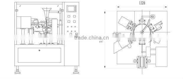 GD6-200A new style spout pouch packing machine