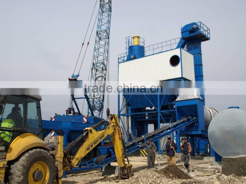 CE ISO Approved LB2000(120-160t/h) stationary asphalt plant, asphalt mixing plant with low cost