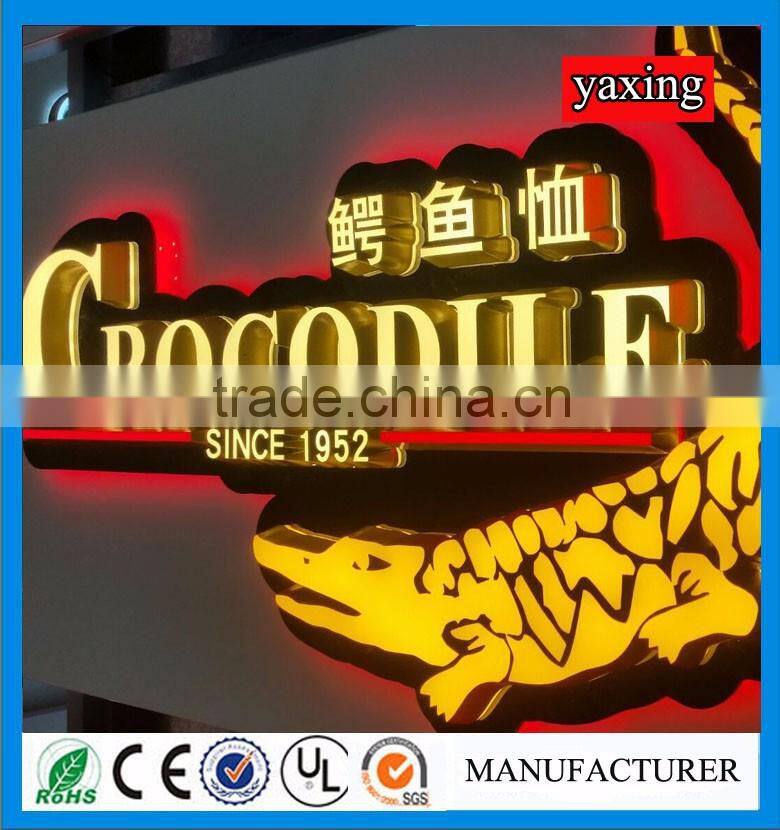 High Illuminated Letter Sign Acrylic Advertising Led Letters
