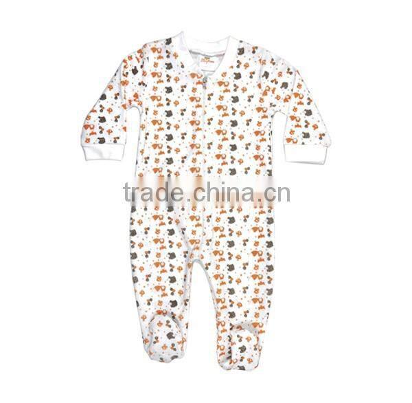 Beautiful printed kids babychildren's pajamas sleeping printed lovely animals dresses pictures frock
