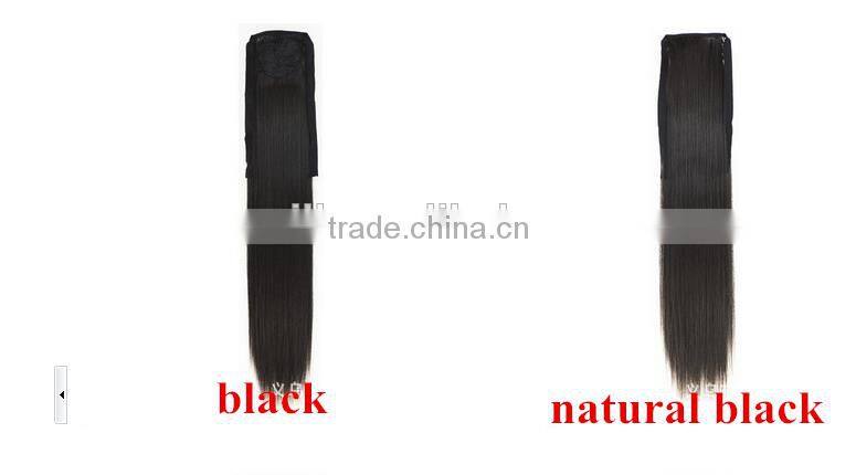 Fashion Synthetic Wrap Around Ponytail Extension Synthetic Ponytail Hair Mulitcolors