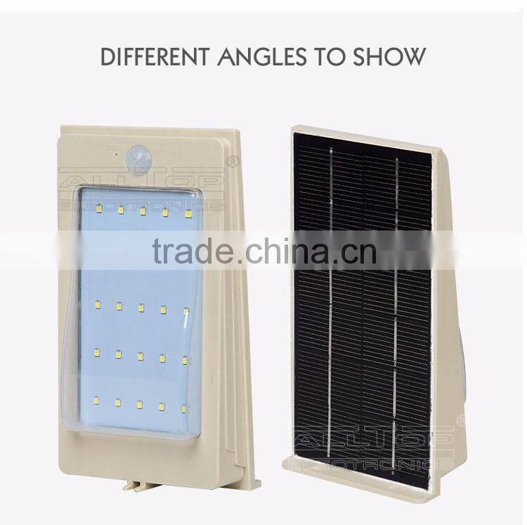 2w wall mounted industrial modern solar wall light lamp lights