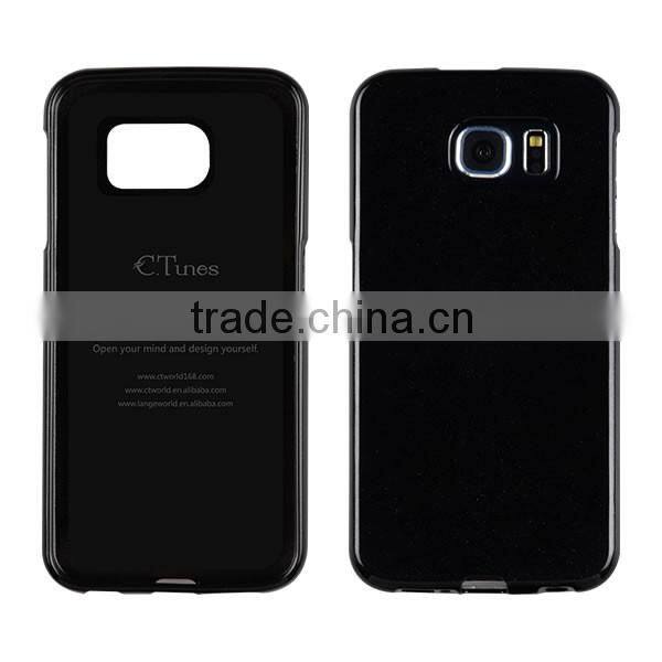 C&T Glossy Glitter Shiny Jelly Anti-shock Cheap Phone Cases For Samsung Galaxy S6