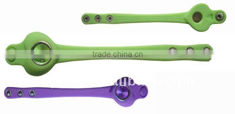 Long Band Buckle Silicone Watch