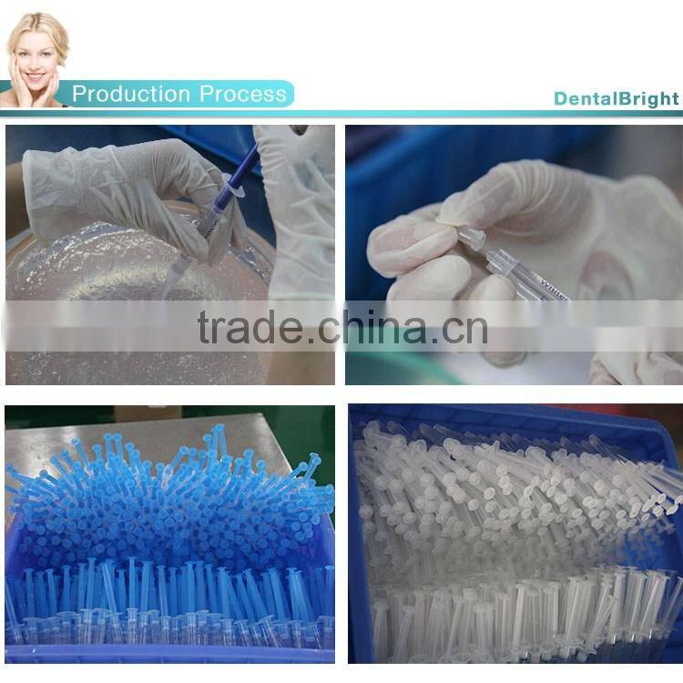 FDA Approved 3ml Hydrogen Peroxide Tooth Whitening Gel for Trays
