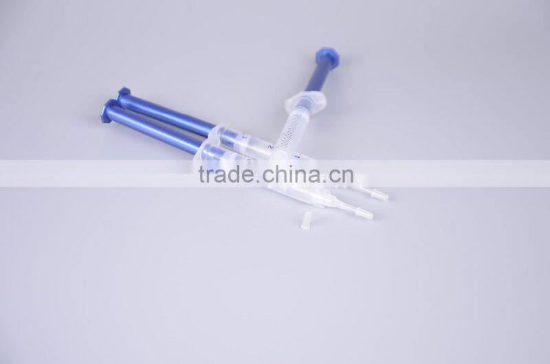 3ml Peroxide or Non Peroxide Teeth Whitening Bleach Gel Syringe OEM