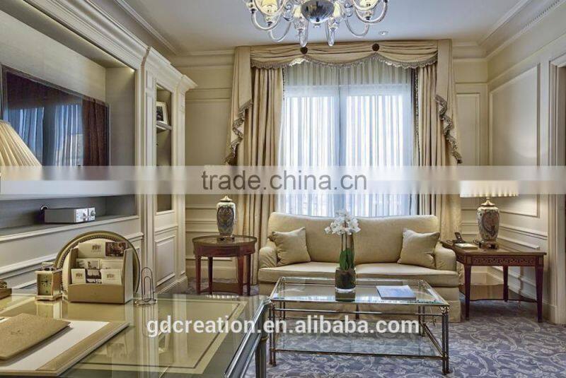 Living room coffee table glass table