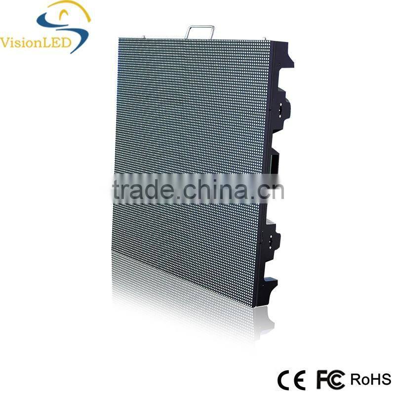 Outdoor P8 full color advertising rental LED display screen with die-casting aluminum cabinet