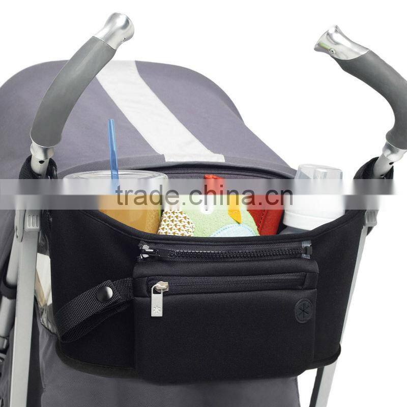 Neoprene Stroller Organizer with Cup Holder